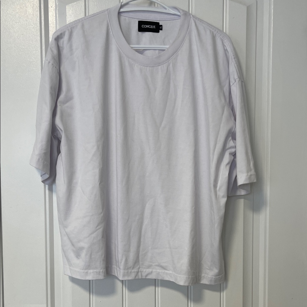 Classic White Crew Neck T-Shirt